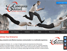 Tablet Screenshot of convergence-solutions.com